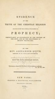 Cover of: The evidence of prophecy