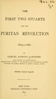 Cover of: The first two Stuarts and the Puritan revolution, 1603-1660