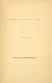Cover of: Flora of the vicinity of New York.