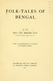Cover of: Folk-tales of Bengal