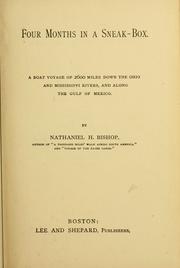Cover of: Four months in a sneak-box by N. H. Bishop