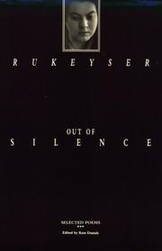 Cover of: Out of Silence: Selected Poems
