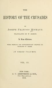 Cover of: History Of The Crusades