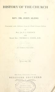 Cover of: History of the church