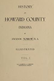 Cover of: History of Howard County, Indiana