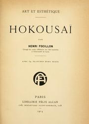Cover of: Hokousai.