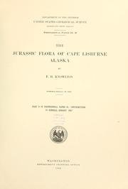 Cover of: The Jurassic flora of Cape Lisburne, Alaska by Frank Hall Knowlton