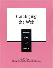 Cataloging the Web by Wayne Jones, Murtha Baca