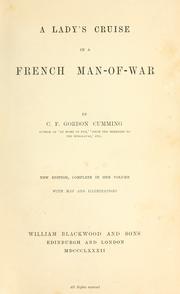 Cover of: A lady's cruise in a French man-of-war