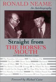 Cover of: Straight from the Horse's Mouth: Ronald Neame: An Autobiography