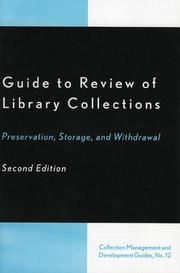 Guide to review of library collections by Winston Atkins