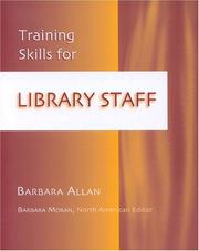 Cover of: Training skills for library staff by Barbara Allan