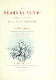 Le miroir du monde by Octave Uzanne