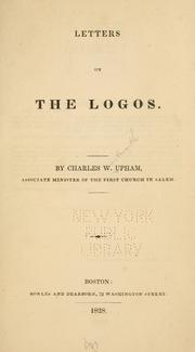 Cover of: Letters on the logos