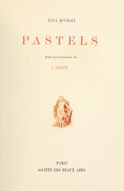 Cover of: Pastels.