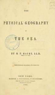 Cover of: The physical geography of the sea.