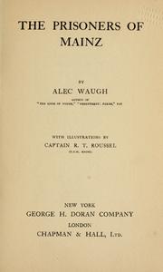 The prisoners of Mainz by Alec Waugh