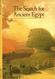 Cover of: The search for ancient Egypt