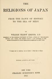 Cover of: The religions of Japan by William Elliot Griffis