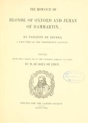 Cover of: The romance of Blonde of Oxford and Jehan of Dammartin