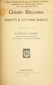 Cover of: Scritti e lettere inediti