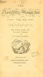 Cover of: Sir Charles Grandison. by Samuel Richardson