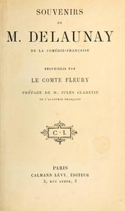 Cover of: Souvenirs.: Recueillis par le Comte Fleury.  Pr©f. de Jules Claretie.
