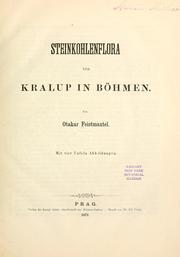 Cover of: Steinkohlenflora von Kralup in Böhmen. by Ottokar Feistmantel