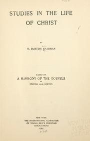 Cover of: Studies in the life of Christ