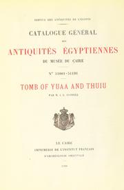 Cover of: Tomb of Yuaa and Thuiu