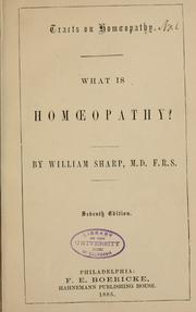 Cover of: Tracts on homopathy