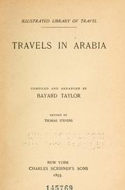 Cover of: Travels in Arabia