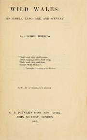 Cover of: Wild Wales by George Henry Borrow