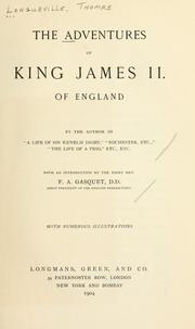 Cover of: adventures of King James II. of England