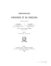 Cover of: Correspondance d'Hermite et de Stieltjes