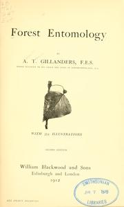 Forest entomology by Alexander Thomson Gillanders