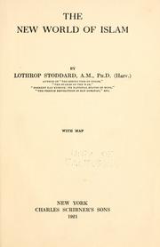 Cover of: The new world of Islam by Theodore Lothrop Stoddard