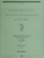 Cover of: Environmental living: protecting the environment.