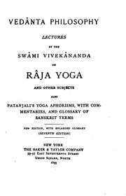 Cover of: Vedanta philosophy: lectures