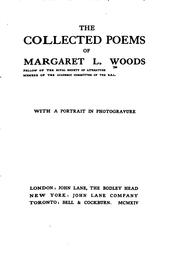 Cover of: collected poems of Margaret L. Woods