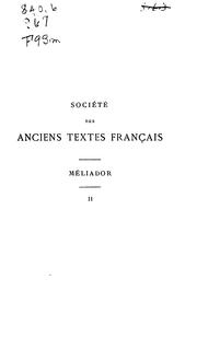 Cover of: Méliador