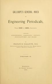 Galloup's general index to engineering periodicals PDF