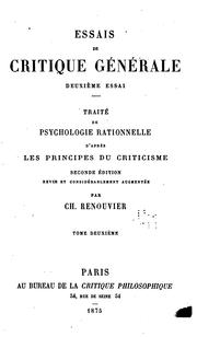 Cover of: Charles Renouvier