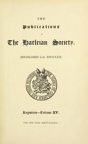 The registers of baptisms and marriages at St. George's chapel, May Fair by Armytage, George J. Sir