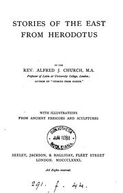 Cover of: Stories of the east from Herodotus