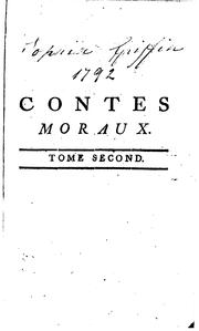 Cover of: Contes moraux