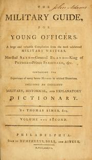The military guide for young officers by Thomas Simes