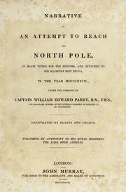 Narrative of an attempt to reach the North pole by Sir William Edward Parry