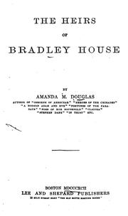 Cover of: The heirs of Bradley house