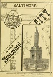 Cover of: Baltimore: The monumental city.